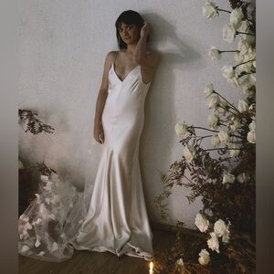 Bowie Rae Imogen slip wedding dress